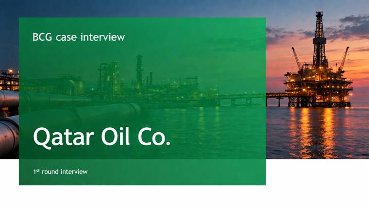 Qatar Oil Co. case cover